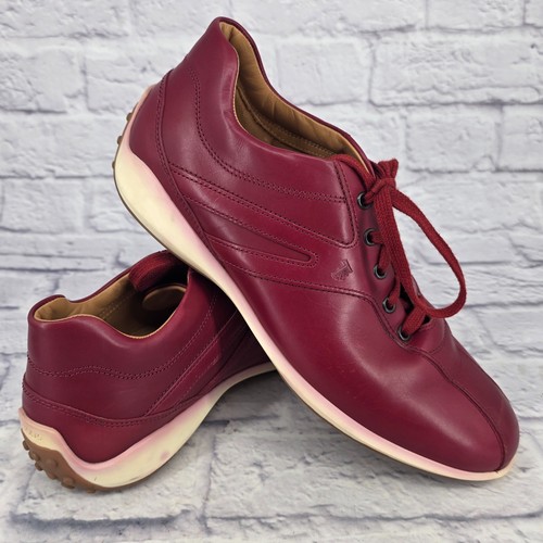 Tod red burgundy leather - tod's,