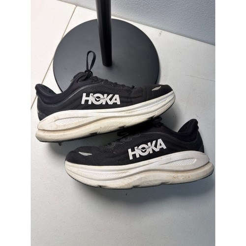 Hoka bondi wide black white - bondi,